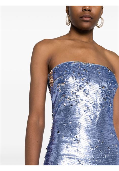 Abito midi con paillettes in viola - donna THE NEW ARRIVALS ILKYAZ OZEL | NA01LN0114UPRPL